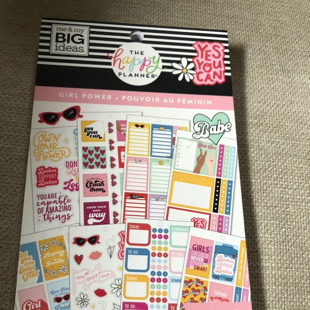 Happy Planner Girl Power Stickers
